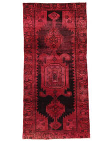 Tappeto Colored Vintage 94X196 Passatoie Rosso Scuro/Nero (Lana, Persia/Iran)