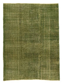 Colored Vintage Rug 207X280 Dark Green/Black Wool, Turkey