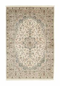  Qum Silke Teppe 100X150 Persisk Silketeppe Beige/Brun Lite