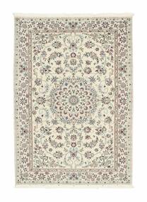  Orientalischer Nain 6La Teppich 105X145 Gelb/Braun Wolle, Persien/Iran