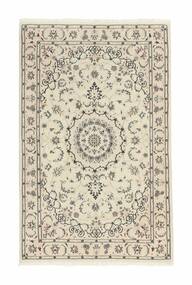 Tappeto Nain 6La 95X145 Beige/Marrone (Lana, Persia/Iran)