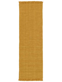  80X250 Zandra Kelim Mustard Yellow Runner Rug
 Small