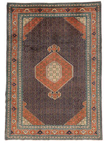 Koberec Tabriz Patina 223X315 Černá/Tmavě Červená (Vlna, Persie/Írán)