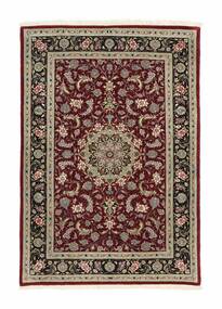  Persialainen Qum Kork/Silkki Matot 105X150 Musta/Ruskea