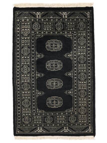  Oriental Pakistan Bokhara 2Ply Rug 77X130 Black/Dark Green Wool, Pakistan Carpetvista