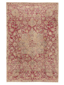 Alfombra Stonewash Vintage 170X260 Marrón/Rojo Oscuro (Lana, Persia/Irán)