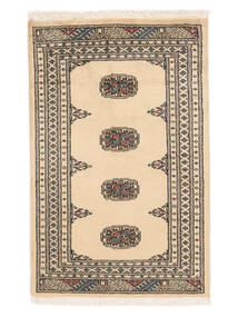  Pakistan Bukhara 2Ply Covor 77X120 Lână Bej/Maro Mic Carpetvista