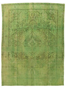 Tappeto Persiano Colored Vintage 290X380 Verde/Verde Scuro Grandi (Lana, Persia/Iran)