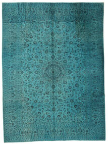 Tappeto Persiano Colored Vintage 288X390 Blu Scuro/Petrolio Scuro Grandi (Lana, Persia/Iran)