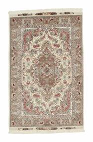  Orientalischer Täbriz 50 Raj Teppich 100X160 Braun/Orange Wolle, Persien/Iran