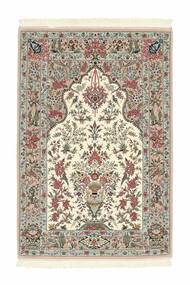  105X156 Qum Kork/Silke Teppe Brun/Beige Persia/Iran