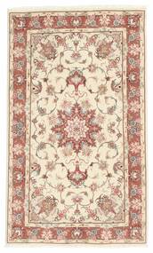  Persisk Tabriz 50 Raj Tæppe 70X122 Beige/Brun (Uld, Persien/Iran)