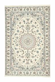 90X140 Tappeto Nain 6La Orientale Beige/Verde (Lana, Persia/Iran)