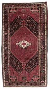 Tappeto Persiano Hamadan 160X300 Passatoie Nero/Rosso Scuro (Lana, Persia/Iran)