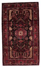 165X285 Alfombra Hamadan Oriental Negro/Rojo Oscuro (Lana, Persia/Irán)