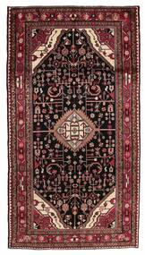 Tappeto Persiano Hamadan 164X305 Passatoie Nero/Rosso Scuro (Lana, Persia/Iran)