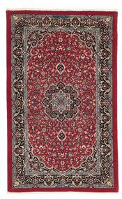 Alfombra Oriental Ilam Sherkat Farsh De Seda 80X137 Rojo Oscuro/Negro (Lana, Persia/Irán)