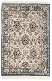  Persian Isfahan Silk Warp Rug 80X122 Brown/Black