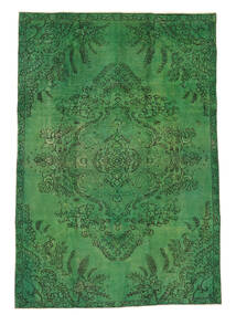  Colored Vintage Covor 210X310 Vintage Persan Lână Verde Închis/Negru