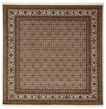 200X201 Tabriz Royal Teppe Orientalsk Kvadratisk Brun/Svart (Ull, India)