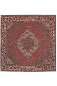 Tappeto Orientale Bidjar Takab/Bukan 249X256 Quadrato Rosso Scuro/Nero (Lana, Persia/Iran)