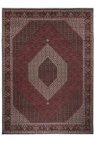  256X352 Bidjar Takab/Bukan Covor Negru/Dark Red Persia/Iran
