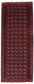 Turkaman Rug 153X390 Runner
 Black/Dark Red Wool, Persia/Iran