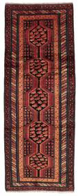 Tappeto Meshkin 131X357 Passatoie Nero/Rosso Scuro (Lana, Persia/Iran)