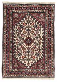 Alfombra Gabbeh Kashkooli 80X115 Negro/Rojo Oscuro (Lana, Persia/Irán)