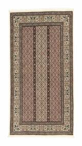  Tabriz 50 Raj Alfombra 70X140 Persa De Lana Marrón/Negro Pequeño