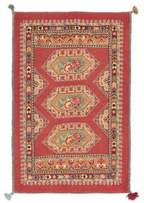 84X130 Tappeto Gabbeh Persia Moderno Rosso Scuro/Marrone (Lana, Persia/Iran)