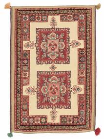  Gabbeh Persia Rug 82X121 Persian Wool Dark Red/Brown Small