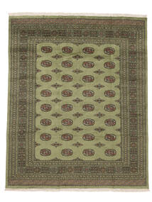  Pakistan Bokhara 2Ply Vloerkleed 202X255 Donkergroen/Donker Geel Carpetvista