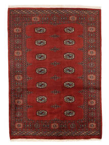  Orientalisk Pakistan Bokhara 2Ply Matta 125X177 Mörkröd/Svart Ull, Pakistan Carpetvista