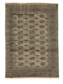  Pakistan Buchara 3Ply 168X238 Wollteppich Braun/Schwarz Carpetvista