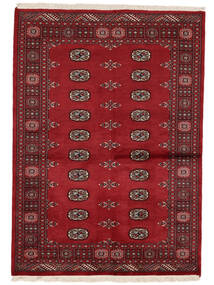  140X197 Pakistan Bokhara 2Ply Rug Dark Red/Black Pakistan Carpetvista