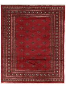 Pakistan Bokhara 2Ply Matta 199X245 Mörkröd/Svart Ull, Pakistan Carpetvista