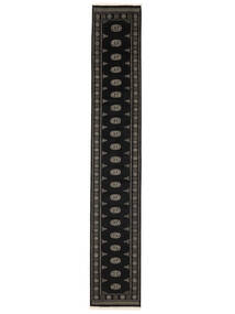 80X479 Pakistan Bokhara 2Ply Rug Oriental Runner
 Black/Brown (Wool, Pakistan) Carpetvista