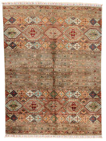 Shabargan Teppe 152X202 Brun Ull, Afghanistan Carpetvista