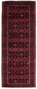  Kurdi Ghuchan Alfombra 155X400 Persa De Lana Negro/Rojo Oscuro Pequeño