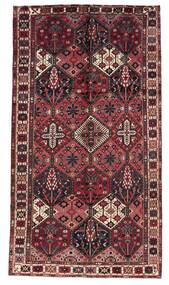  170X310 Bakhtiari Teppich Läufer Schwarz/Dunkelrot Persien/Iran