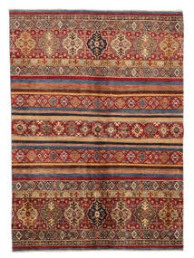  153X211 Shabargan Teppe Mørk Rød/Brun Afghanistan Carpetvista