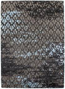  200X300 Contemporary Design Rug Black/Dark Grey India