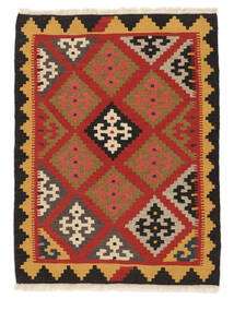  Perzsa Kilim Qashqai Szőnyeg 85X113 Sötétpiros/Barna Carpetvista