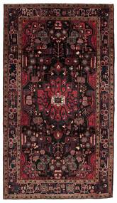 175X320 Tappeto Orientale Hamadan Nero/Rosso Scuro (Lana, Persia/Iran)