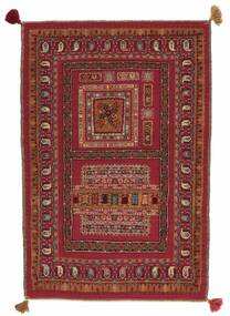 Tapete Oriental Kilim Nimbaft 85X128 Vermelho Escuro/Castanho (Lã, Pérsia/Irão)