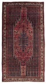 Tappeto Kurdi Ghuchan 162X305 Passatoie Nero/Rosso Scuro (Lana, Persia/Iran)