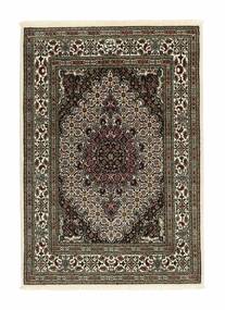 102X145 Alfombra Oriental Moud Negro/Marrón (Lana, Persia/Irán)