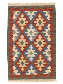 Alfombra Oriental Kilim Gashgai 64X97 Rojo Oscuro/Negro ( Persia/Irán)