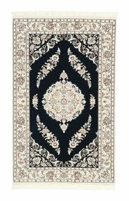 Nain 6La Rug 82X135 Black/Beige Wool, Persia/Iran